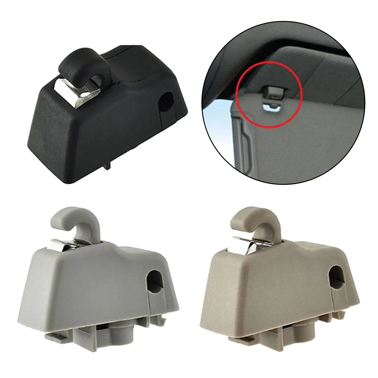 Sun Visor Retainer 4L0859561 Interior Parts Mounting Holder Durable Easy to Install Fixed Buckle for VW Touareg