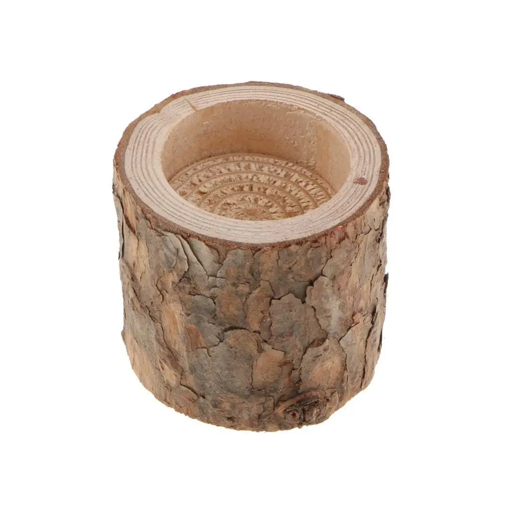 Creative Tree Stump Candle Holder Candle Stand Candlestick for home and cafe Shop Bar Wedding Valentines Day Decor