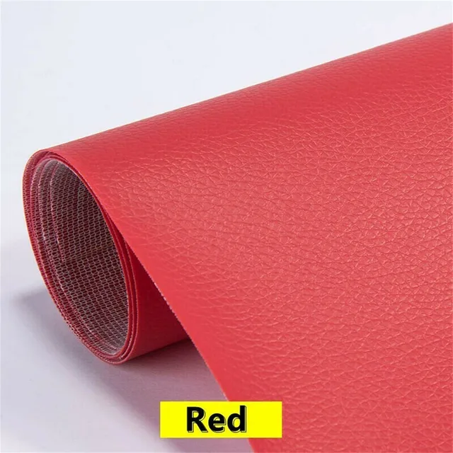 Premium Self-Adhesive Leather Repair - Red 50X138CM  Réparation de cuir,  Tables de découpe, Réparation canapé
