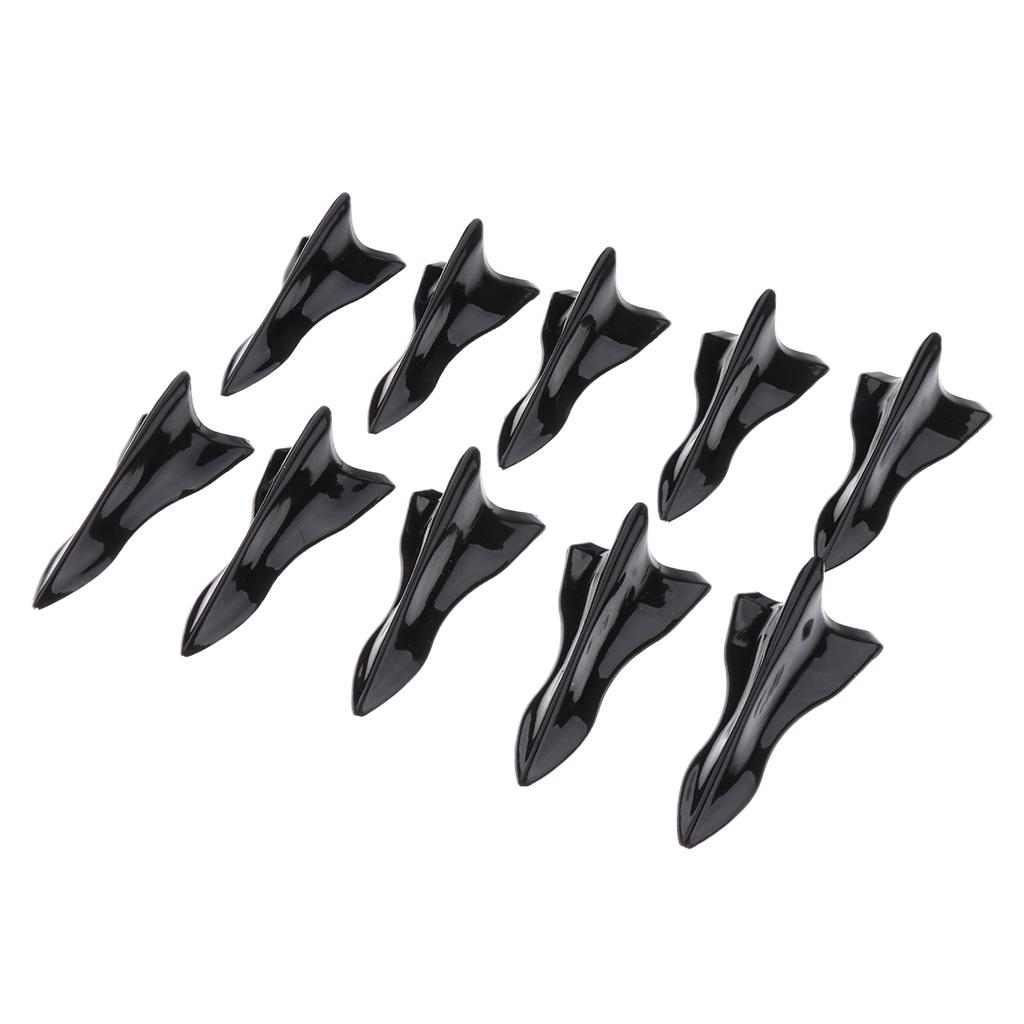 10 Pieces Air Generator Fin for Car Spoiler Roof Wing Decreases Turbulence High quality ABS