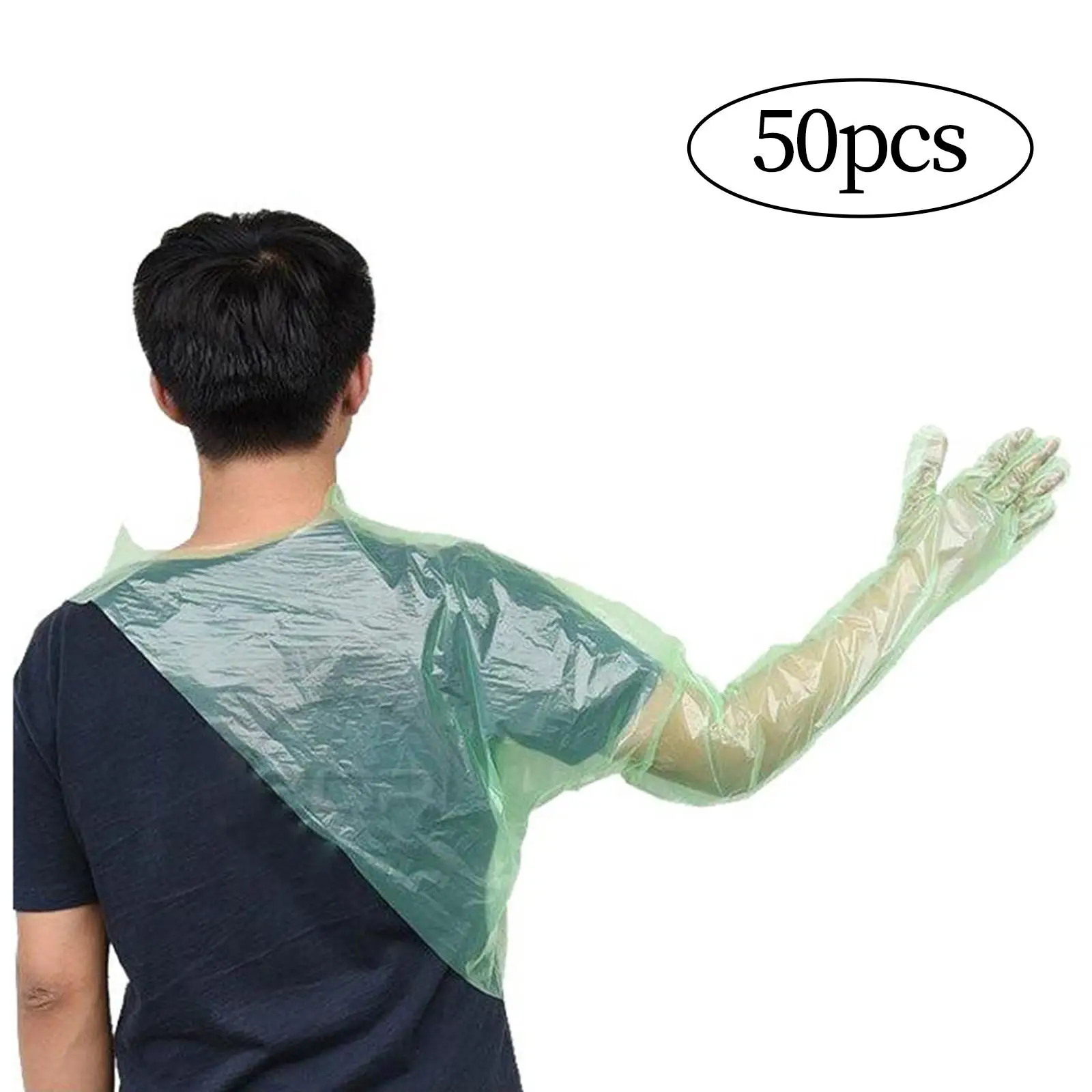 Disposable Long Arm Gloves Disposable Durable Neck Hanging Gloves for Restaurants