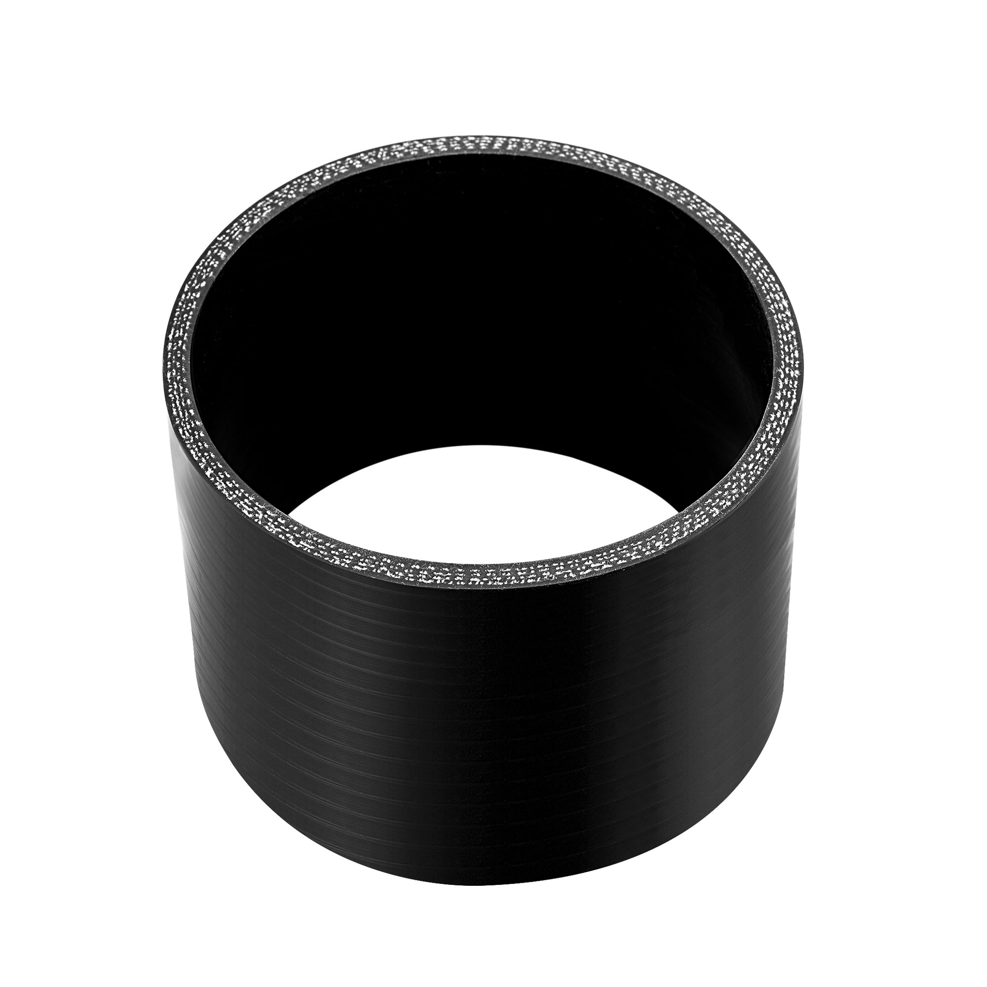 UXCELL 25/28/30/32/35/38/45/48/51/54/57/60/63/65/68/70/80/89/102/127MM Auto-Silikonschlauch Gerades Turbo-Ansaugrohr Schwarz 76*5MM – Detail 3