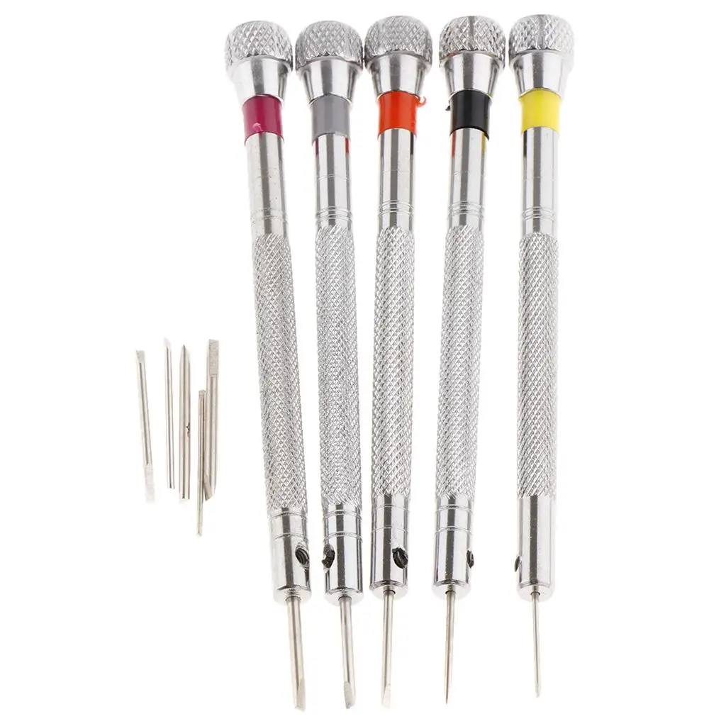 Set of 5 Wrenches Screwdrivers Screwdrivers Watchmaker Jewelry