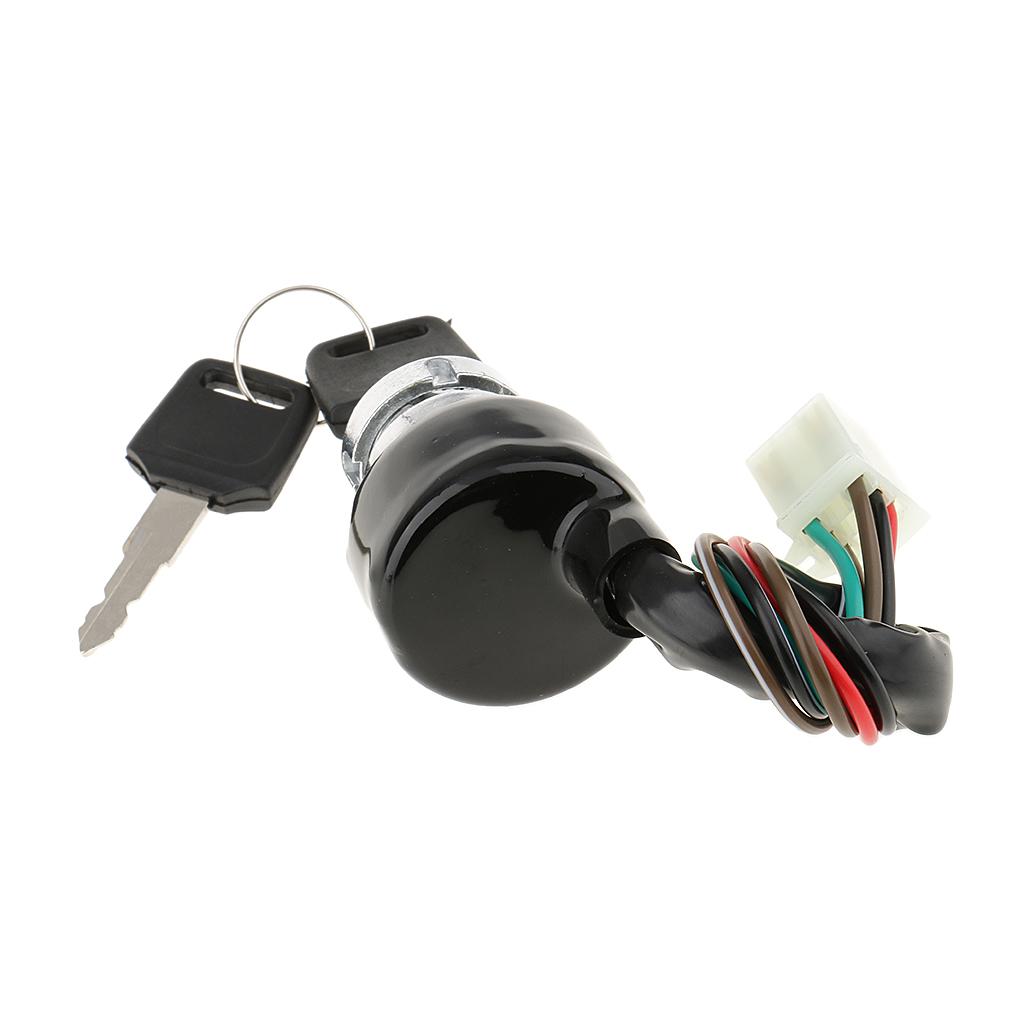 Ignition Switch 6 Wire 3 Position for Motorcycle Scooter Quad Bike Go-Kart universal 6 wire motorcycle ignition switch