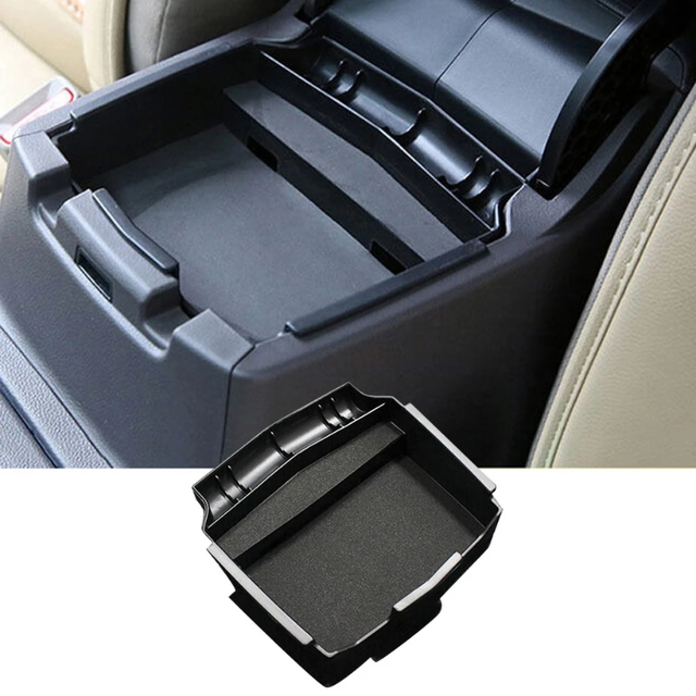 Boîte De Rangement Pour Accoudoir Honda CRV 2012-2016 - Noir, Installation Sans Vis - 5
