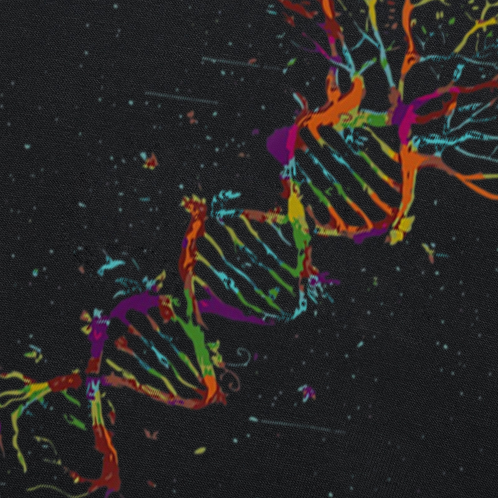 Lustige Baum des Lebens DNA Geek T-Shirts Grafik Baumwolle Streetwear Kurzarm Geburtstagsgeschenke Sommer Stil T-Shirt Herrenbekleidung – Detail 5