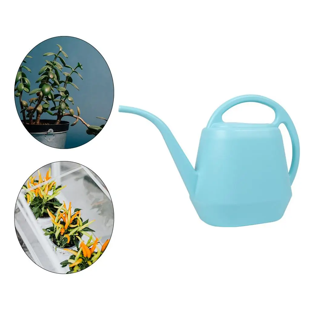 4L Large Plastic Garden Long Nozzle Watering Can Sprinkler Indoor Outdoor Gardening House Plants Bonsai Watering Pot Kettle Jar