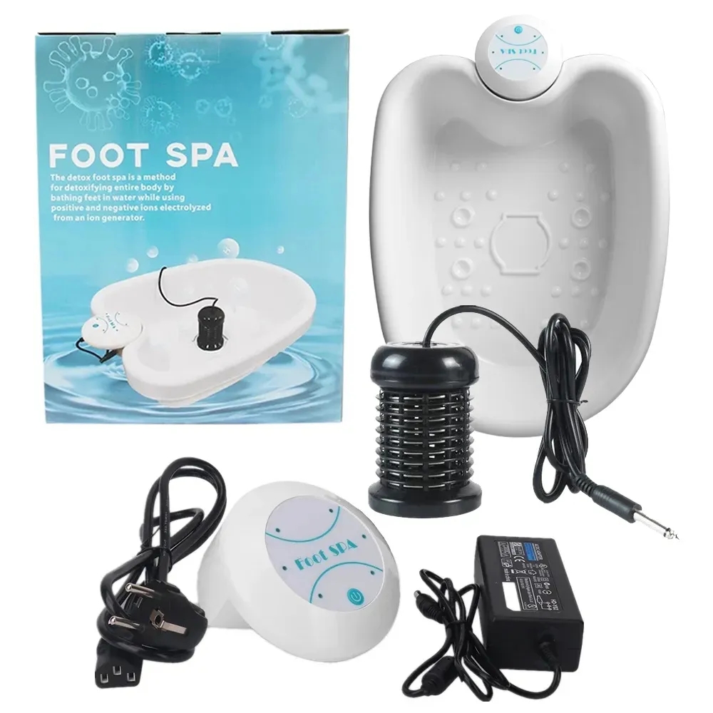 Best of Mini Detox Ionic Foot Spa Bath Massager With Basin Cleanse FootBath Machine Electric Whirlpool Care Massager Arrays Aqua Cleanse Reviews & Tips