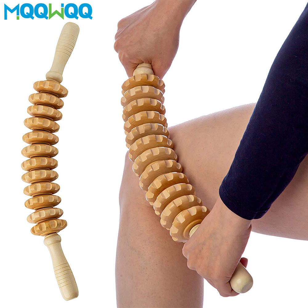 Best of Curved Wood Massage Roller Stick Lymphatic Drainage Wood Therapy Massage Tool Maderoterapia Colombiana Anti Cellulite Massager Reviews & Tips