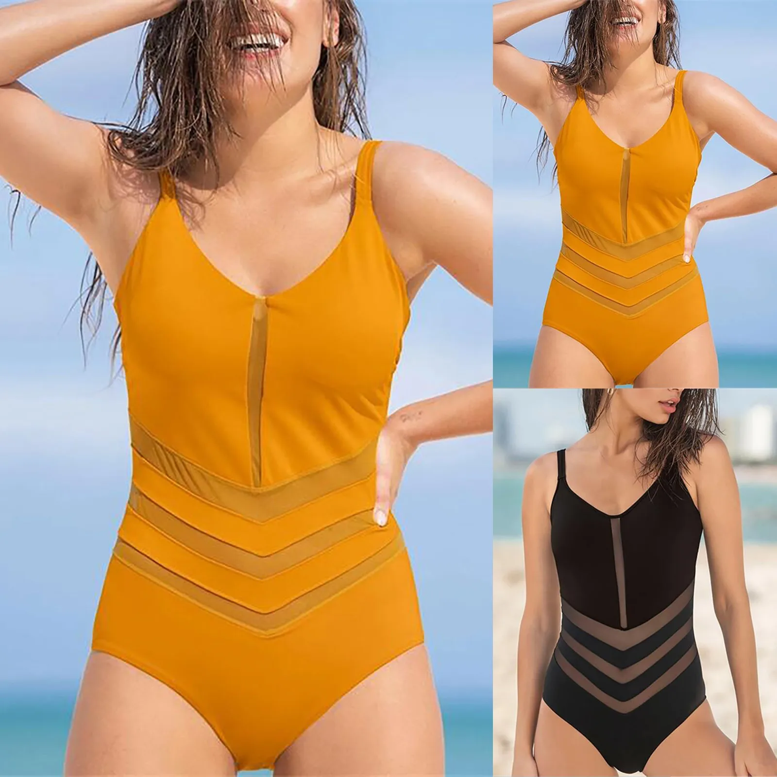 lace bathing suit cover up Sexy High Cut Thong One Piece Swimsuit Women Fashion Sexy Bikini Mesh Splicing Backless One Piece Swimsuit Купальник Женский Beach Robe Cover Up