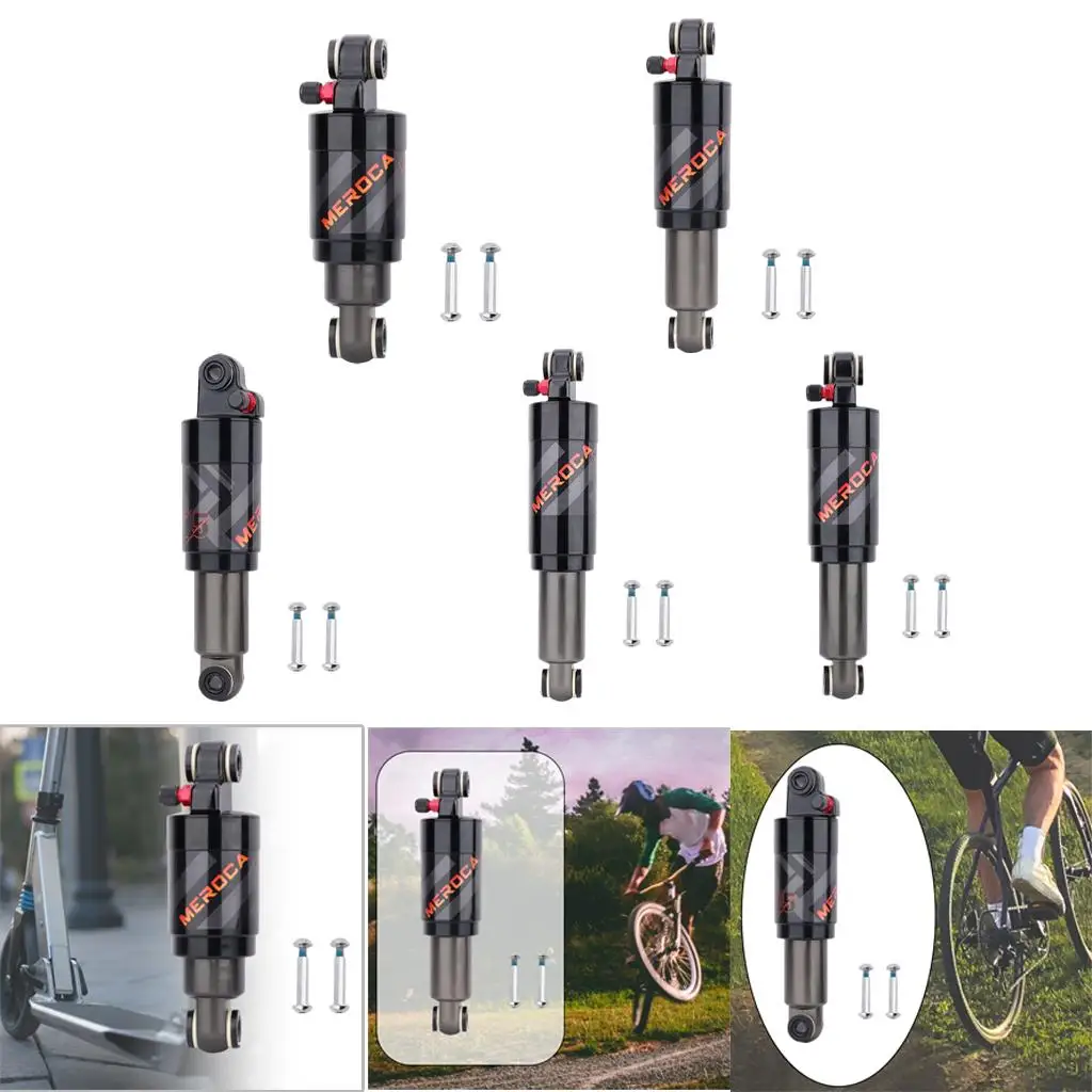MTB Bike Rear Shock Bicycle Shock Absorber Durable Cycling Parts Aluminum Alloy 125/150/165/190/200mm