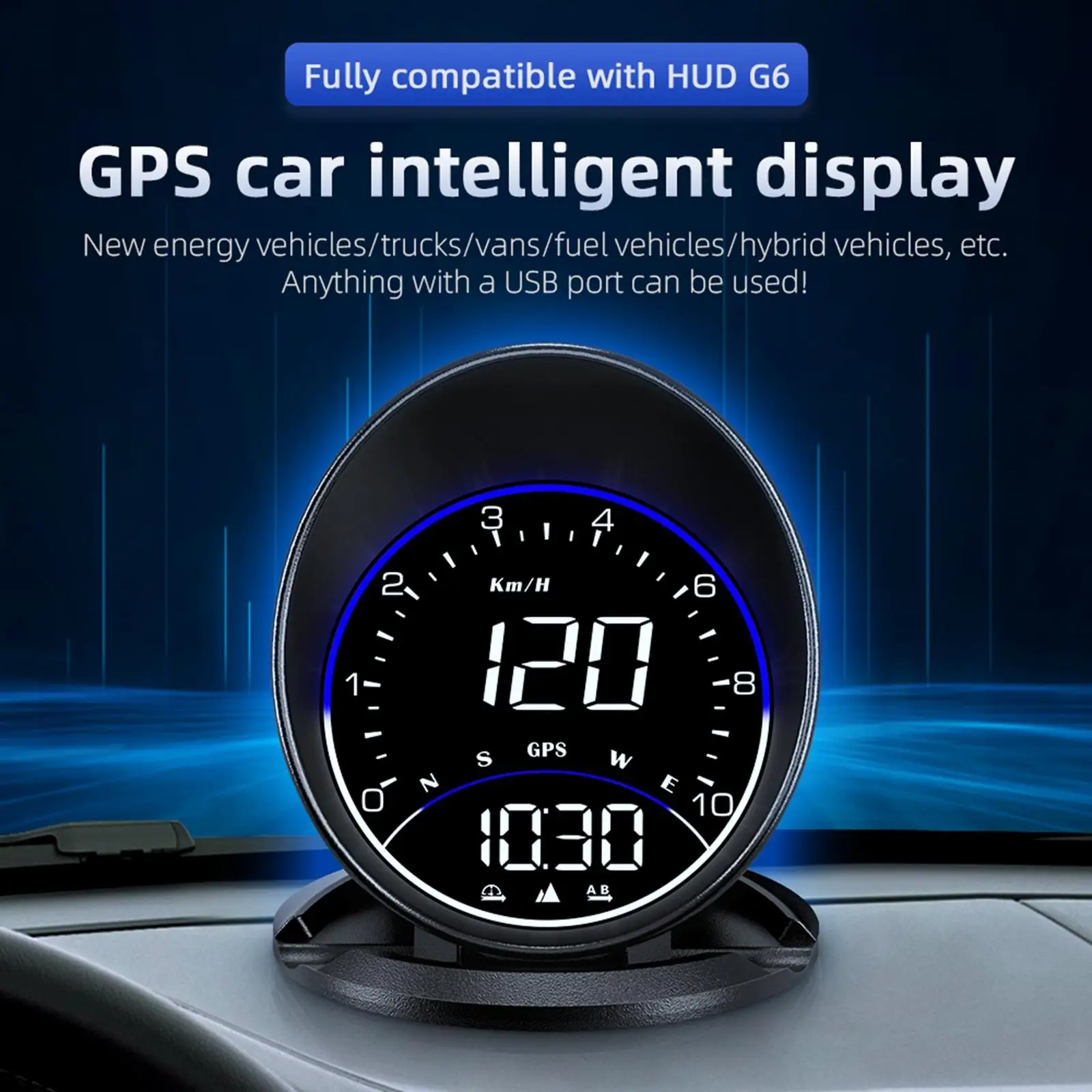 Car HUD Display GPS Display Speedometer Electronic Accessories Quality Material