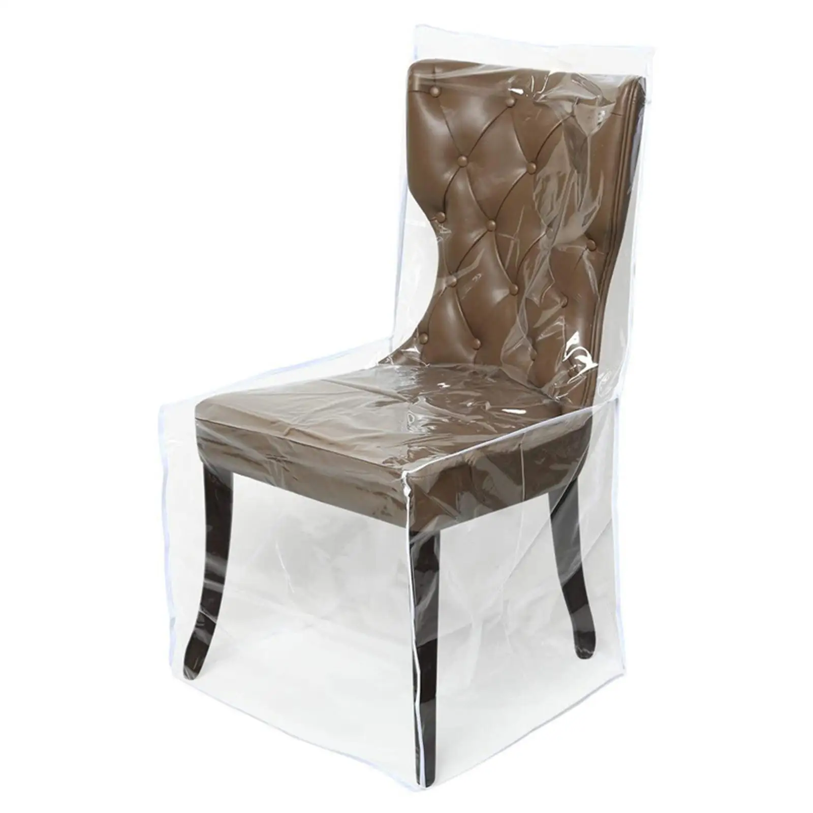 Clear Slipcover Claws Waterproof Chairs Slipcover No Dust No Dining Room Chair Cover PVC Seats Protector