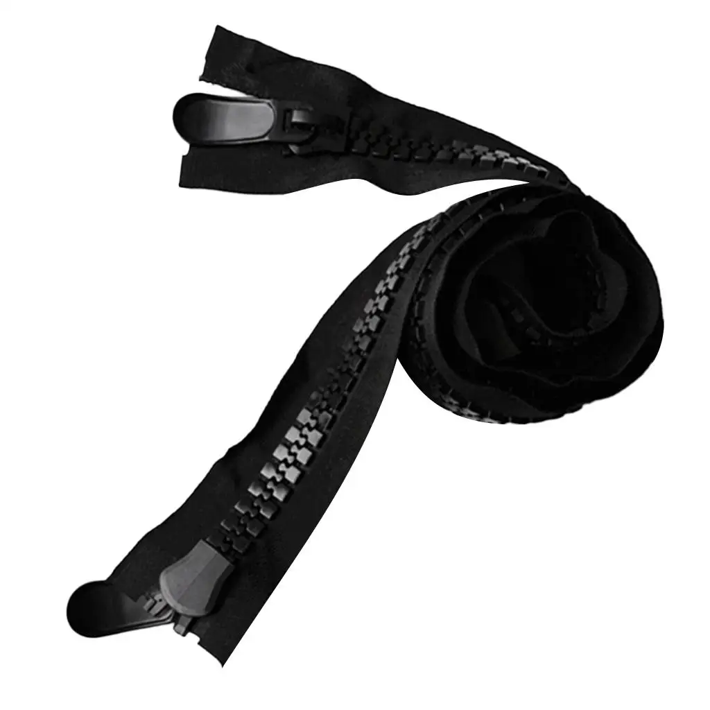 #20 Marine Separating Zipper Bimini  Canvas Outdoor 47`` 120cm Black