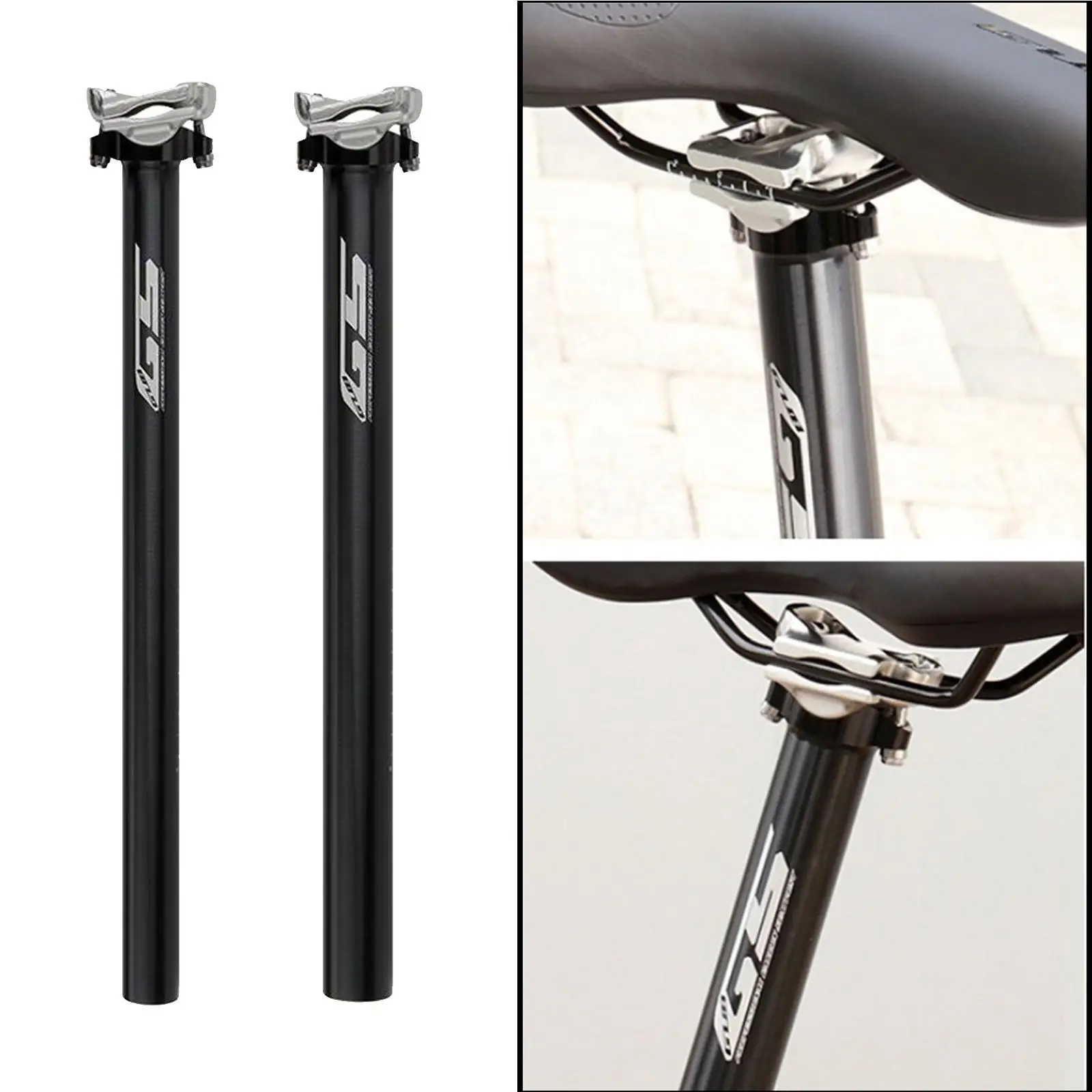 Solid Bike Seatpost Aluminum Alloy 31.6mm/27.2 mm Seat Post Support Tube
