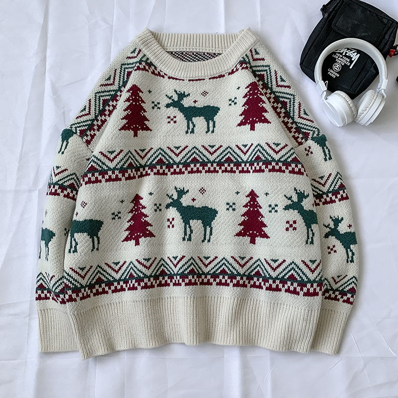 Deer Print Sweater 5
