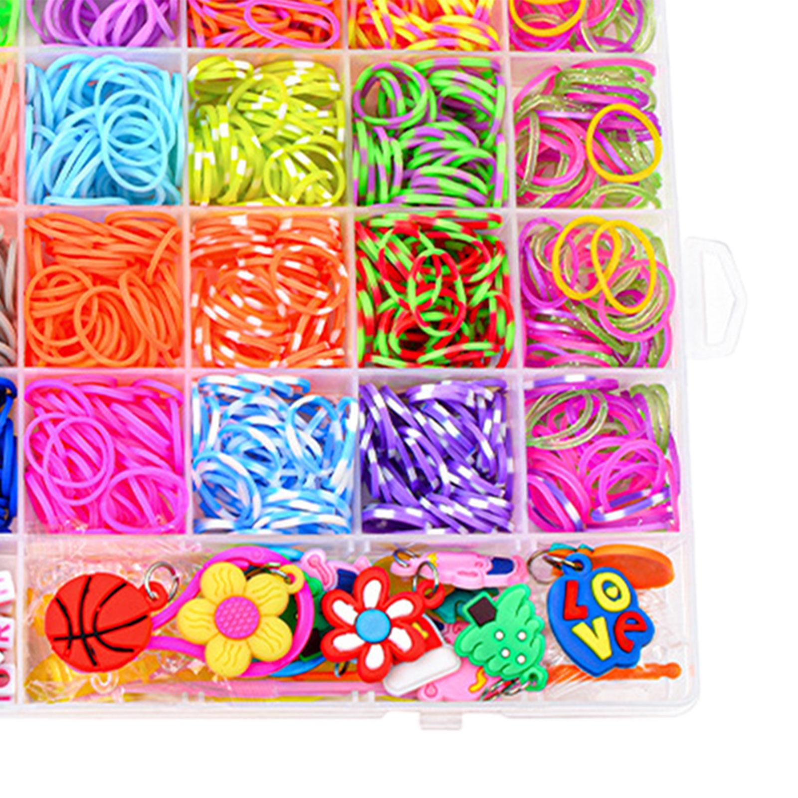 Children Toys Bands Bracelet Kit Multipurpose with Storage Organiser for Hair Bands, Bag Accessories, Necklaces, Ornaments