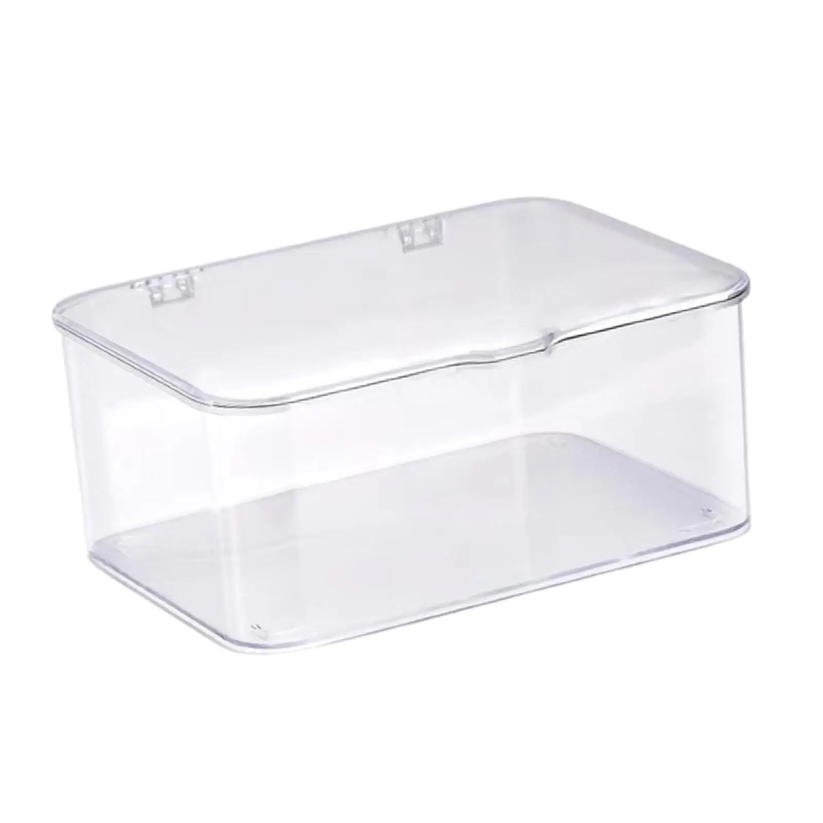 Clear Storage Box Organizer Jewelry Case Accessory Functional Sturdy Durable for Bathroom, Craft Room Versatile Stacking Drawer