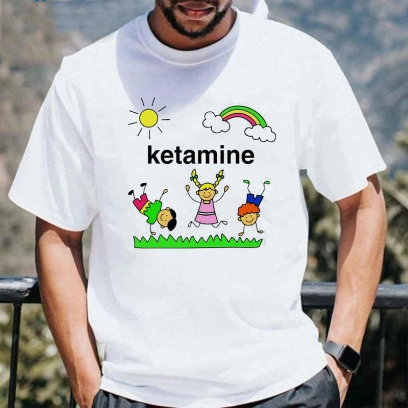 Title 5, KETAMINE Funny Cartoon T Shirt Horse Anime Grap...