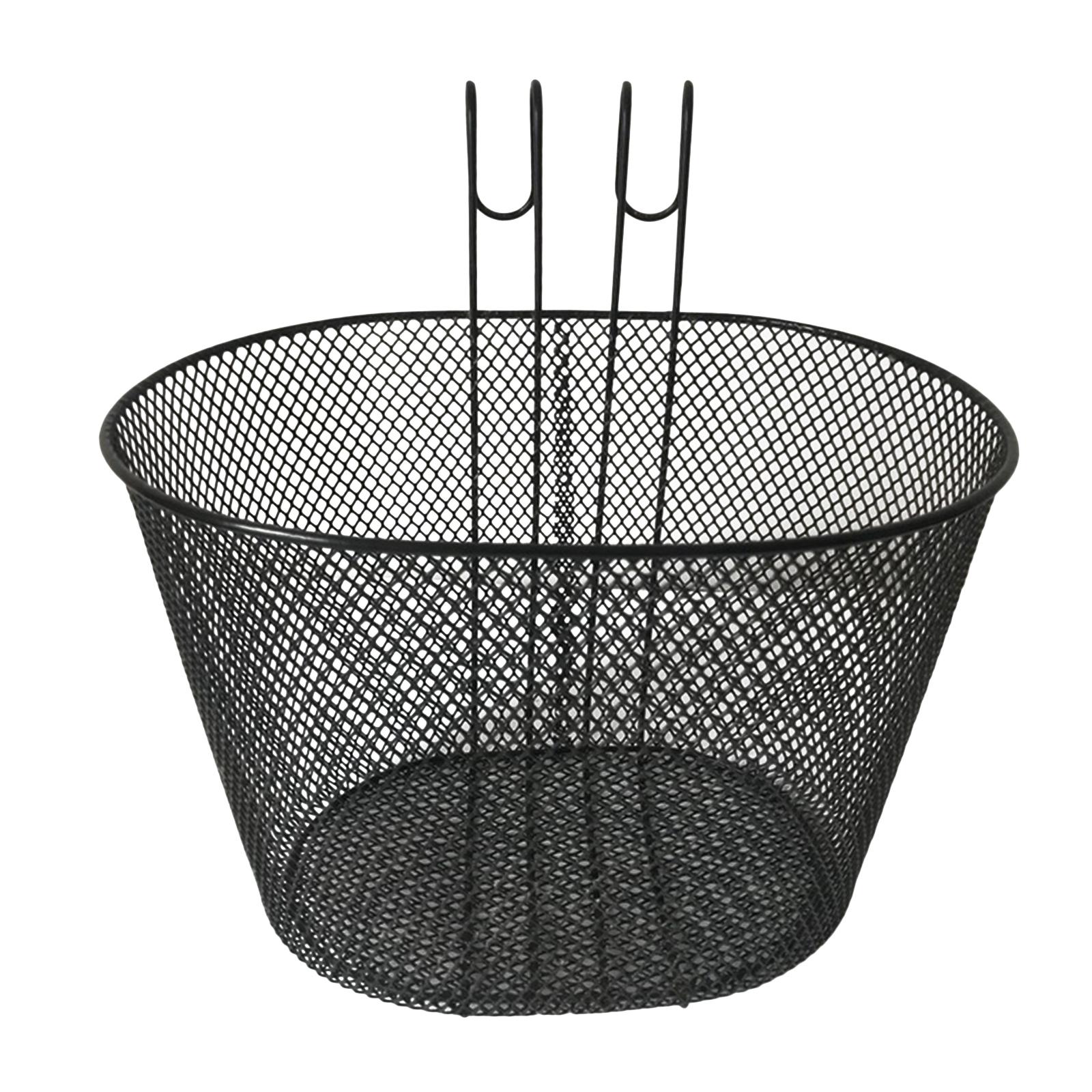 Iron Mesh Bike Bicycle Basket Quick Release Durable Portable for Mountain Bike Front Handlebar Adjustable Removable for Women