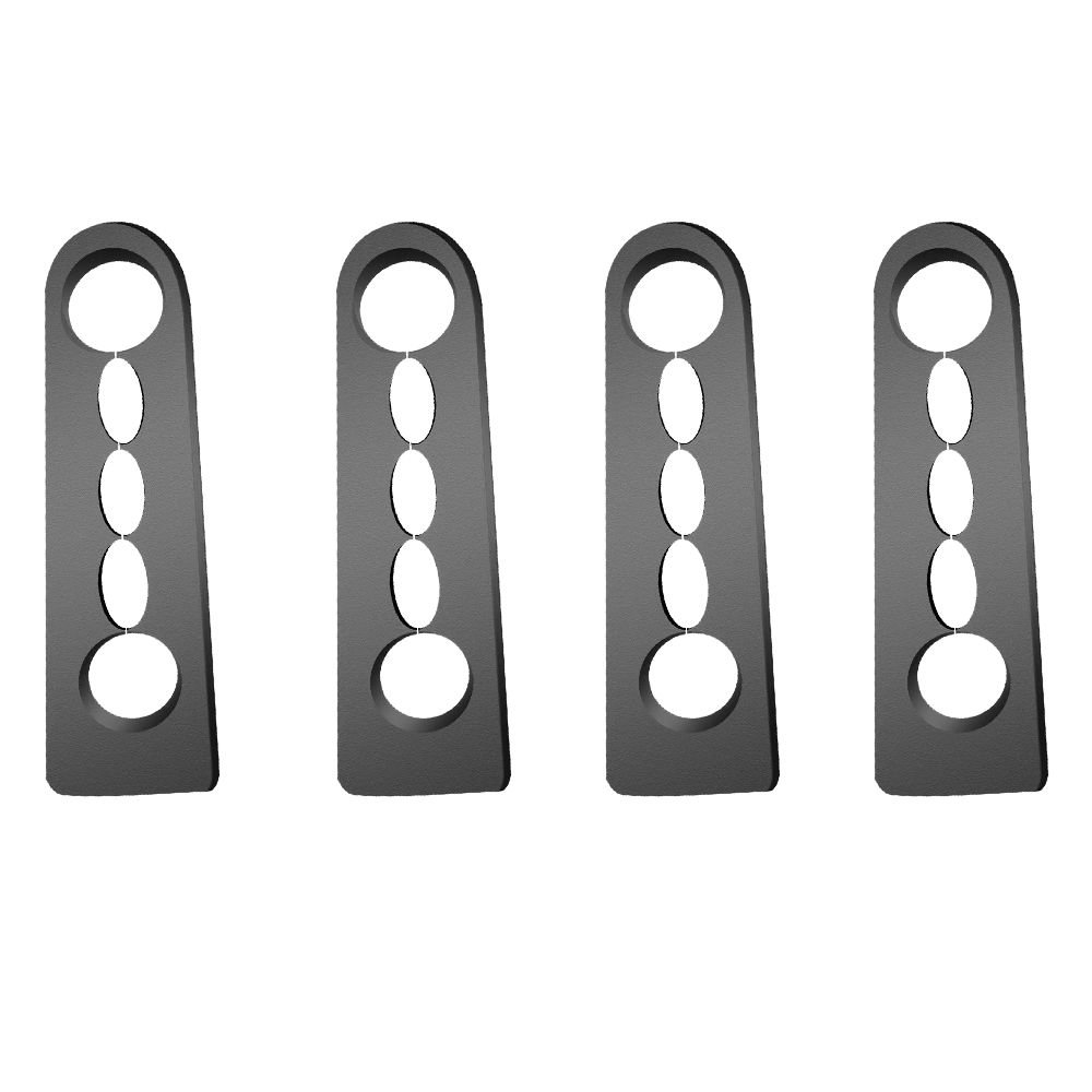 4x Autotür schloss Schall dämpfer Dämpfer Puffer Geräusch dichtung Stopper für Nissan Patrol Y62 Armada 2010-2023 Infiniti QX56 QX80 – Detail 6
