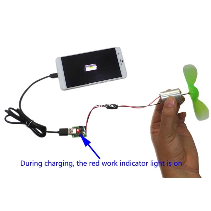 Portable Wind Power Generators DIY Kit Micro Wind Turbine Power Generators Motor Learning Toy Outdoor Phone Chargers