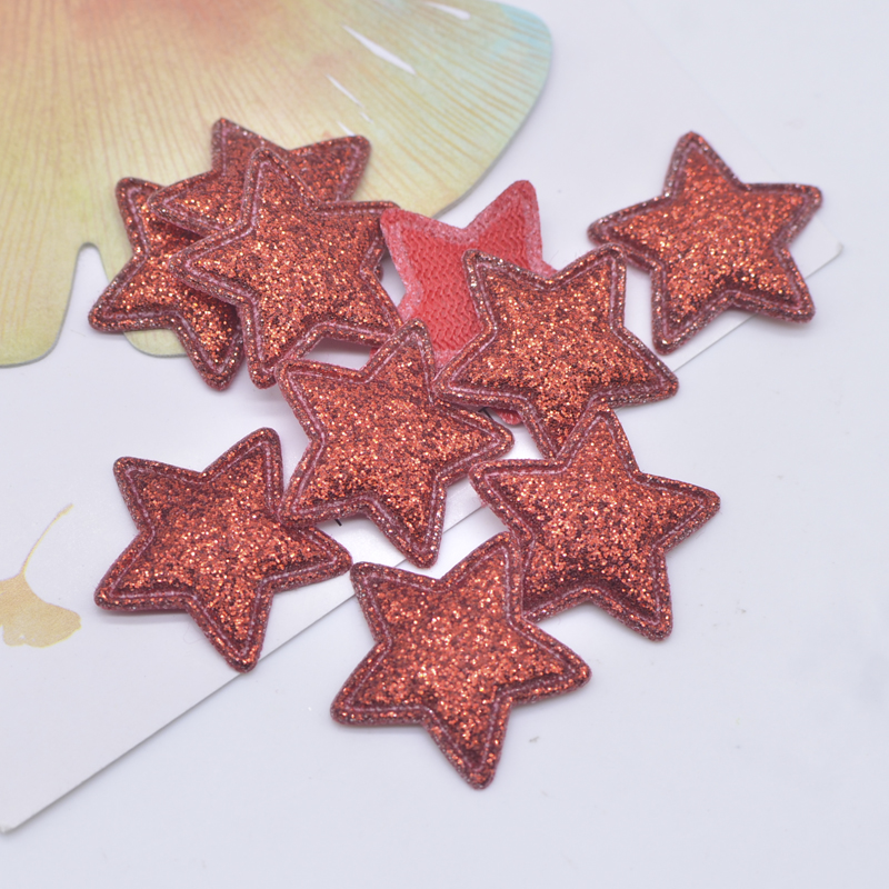 100 Stück 22 mm Bling-Stern-Applikationen, gepolsterte Aufnäher für DIY-Kopfbedeckungen, Haarspangen, Dekor, Kleidung, Hut, Basteln, Nähzubehör – Detail 13