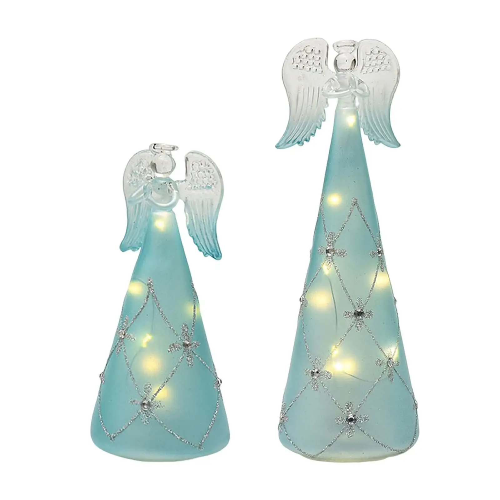 Glass Christmas Tree Night Fairy Lights for Wedding Xmas Decoration