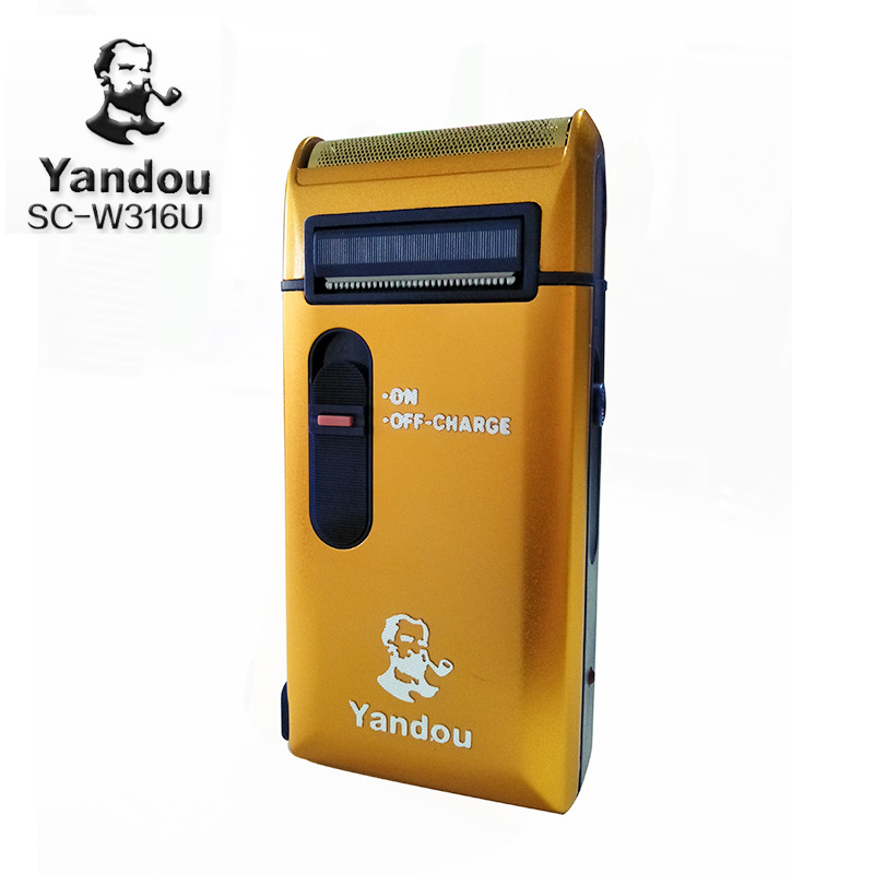 Best of YANDOU Men's Electric Shaver Razor Rechargeable Shaver Blade Can Be Replaced Golden Colour Face Care Men Beard Trimmer Machine Reviews & Tips