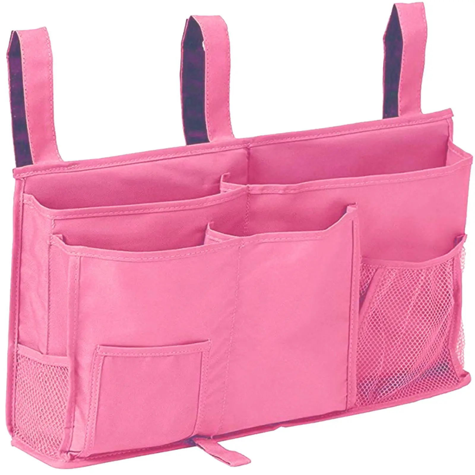 Hanging Bed Organizer under Mattress Bedside Caddy Bag for College Dorm Bed