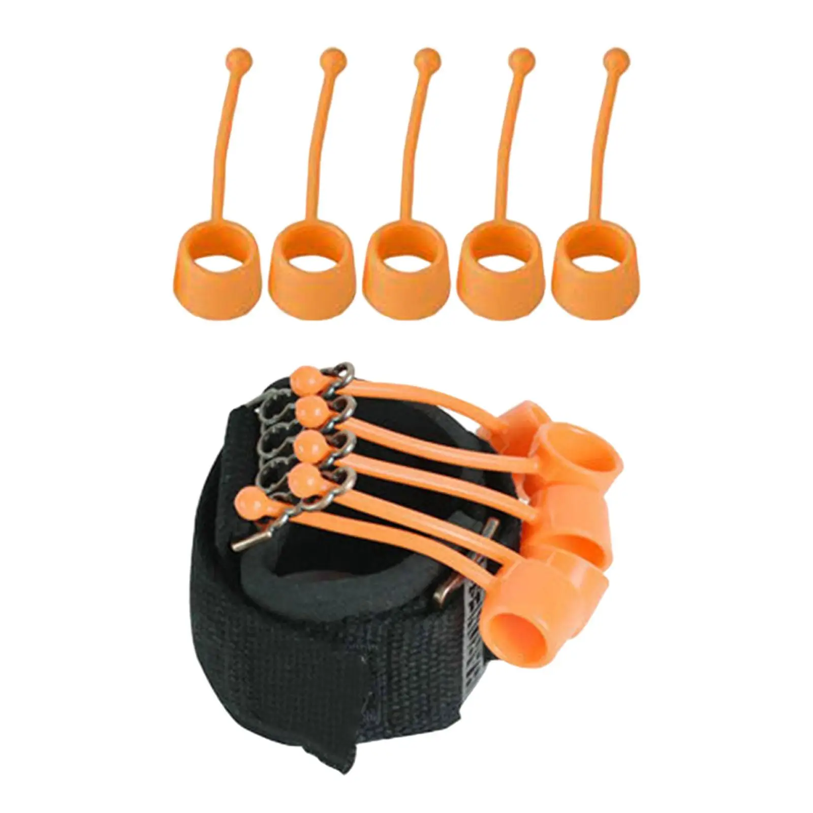 Finger Strengthener Hand Grip Strengthener Flexible Fitness Resistance Bands,