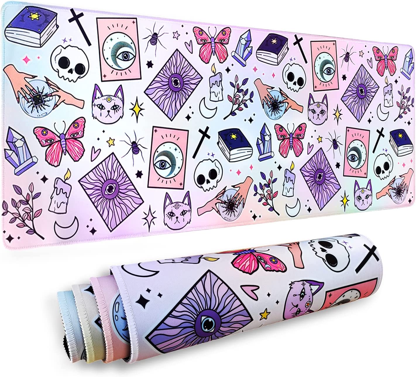 Rosa Kawaii Mouse Mat 31,5X11.8 Polegada