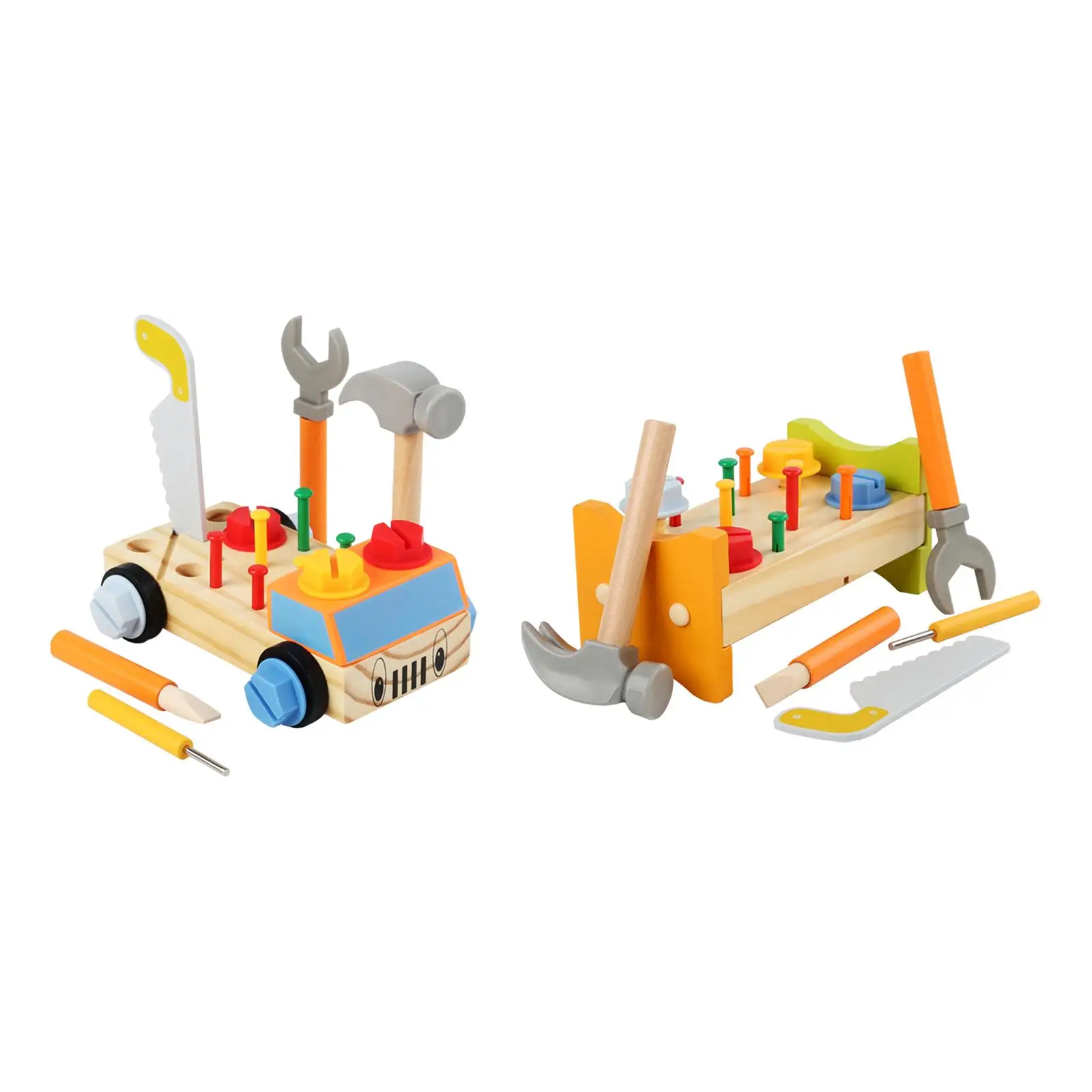 Children`s Construction Tool Workbench Pretend Play for Boys Girls Toddler