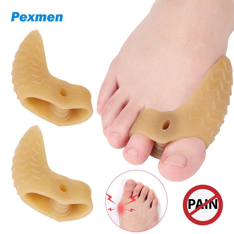 Best of Pexmen 2Pcs Bunion Corrector Toe Separators Hallux Valgus Soft Gel Bunion Pads Support For Overlapping Toes For Men And Women Reviews & Tips