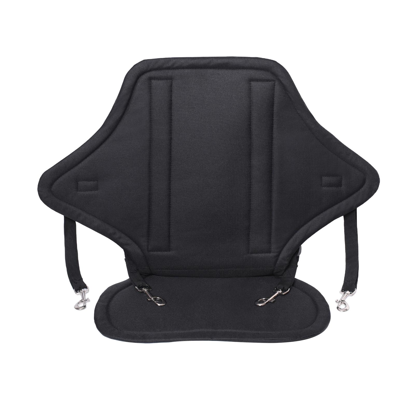 Detachable Canoe Seat Cushion Adjustable with Support Comfortable Backrest Nylon