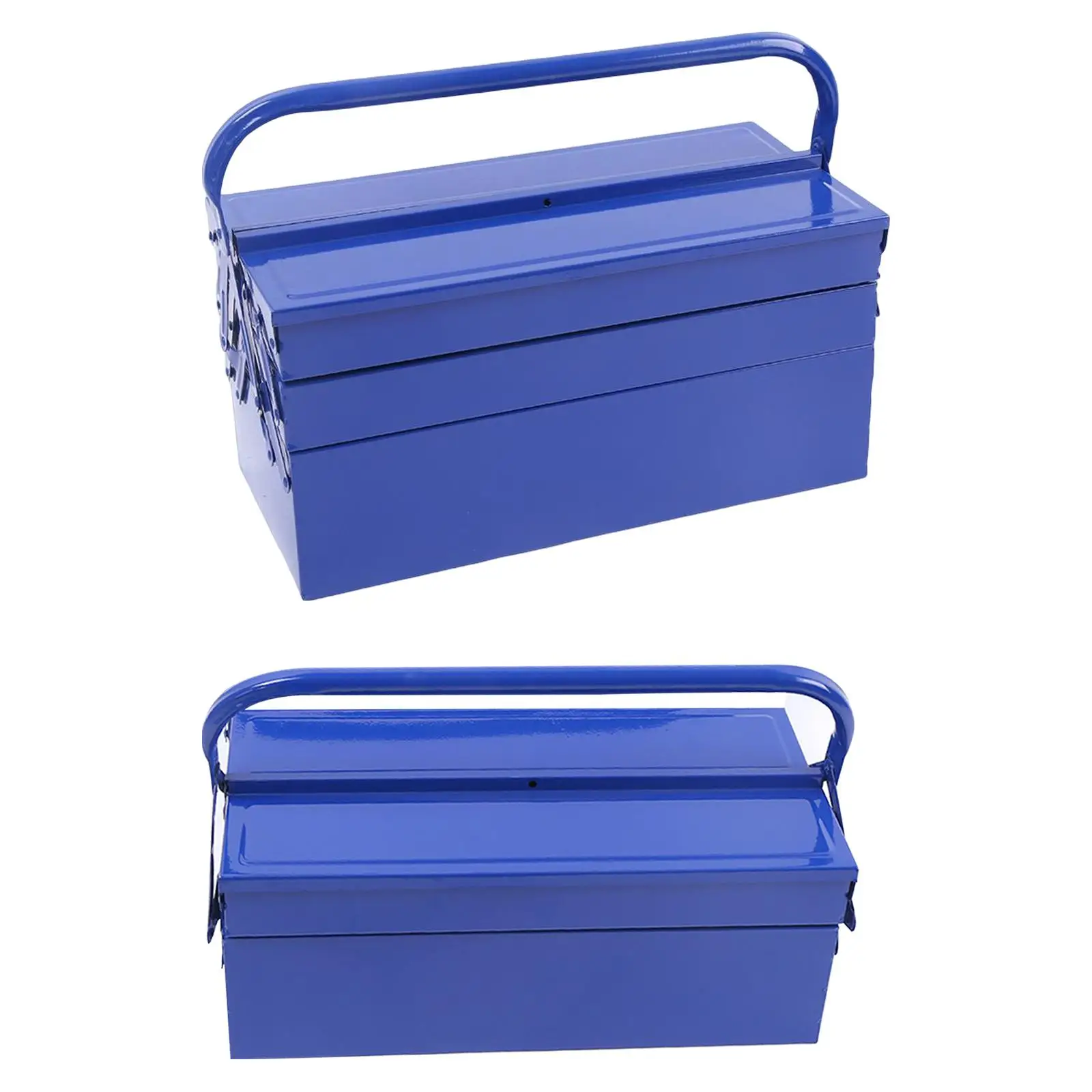 Portable Tool Box Multifunction Iron Hand Tools Storage Large Space Hardware Organizer for Mechanical Repairs Car