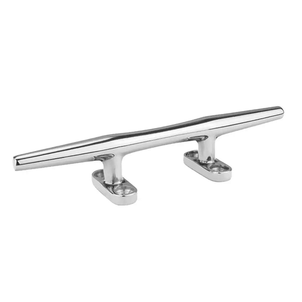 316 Stainless Steel Open Base Dock Cleat 6 inch 15cm ,Boat Mooring Accessories Marine Hardware, Mirror Polished