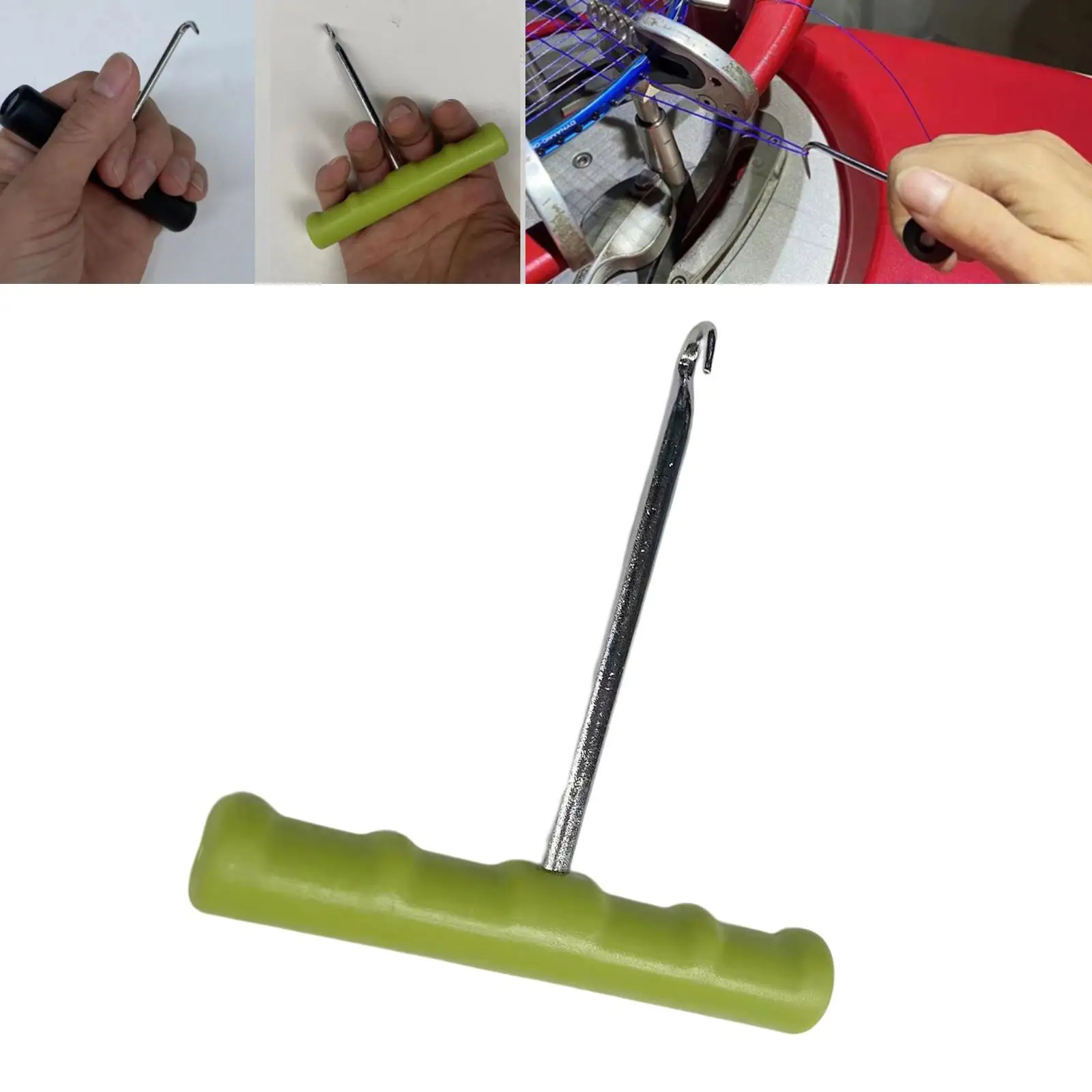 Premium Racket String Puller Racket Stringing Tool Easy to Use Replace Parts for Badminton Squash Tennis Racquet