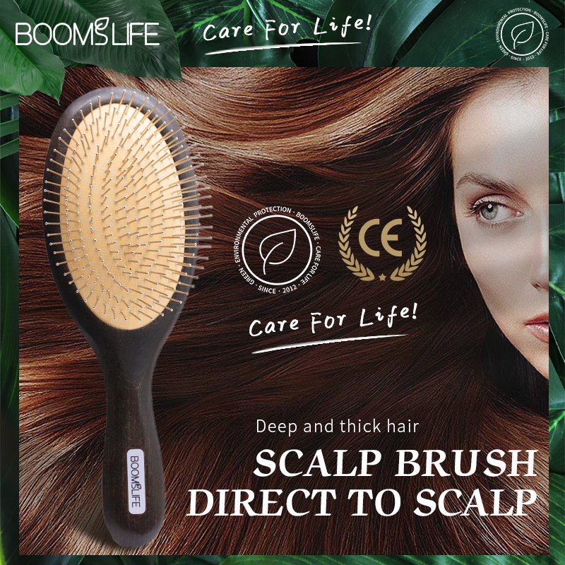 Best of Steel Hair Brush Paddle Hair Brush Women Head Scalp Massage Wood Hairbrush Metal Stainless Pin Styling Comb Curly Barber Combs Reviews & Tips