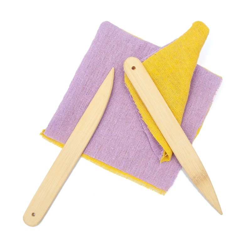 Description Picture 4 of item2Pcs/set Bamboo Wood Point Turner & Presser Seam Presser Tool Sewing Quilting DIY Accessory for Patchwork Crimping