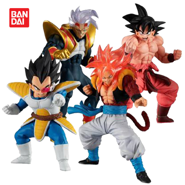 Bandai original dragão bola dxf luta combinação vegeta iv filho goku majin  buu filho goten gohan anime figura modelo brinquedos - AliExpress