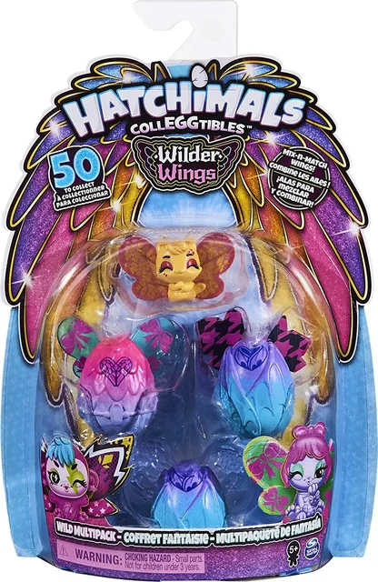 Hatchimals CollEGGtibles, Wilder Wings 12-Pack with Mix and Match Wings,  Kids Toys for Girls Ages 5 and up