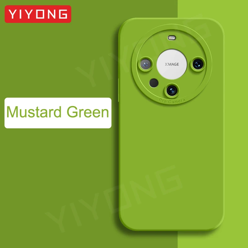 Custodia Mate60 YIYONG Square Liquid Silicone Soft Cover per Huawei Mate 60 50 40 Mate40 Mate50 Pro Custodie per telefono antiurto_voghion.com