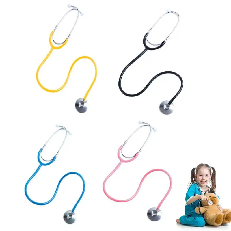 Doctor For Children Kid's Stethoscope Toy Role Play ABS Cosplay Teaching Aids BT
