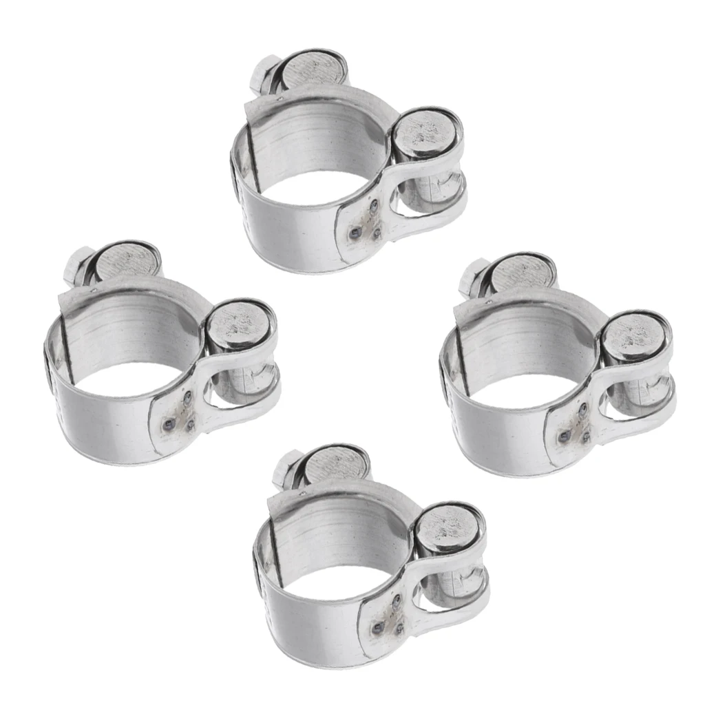 4 Pieces Heavy Duty Exhaust  Clip Stainless Steel for 23-25mm  