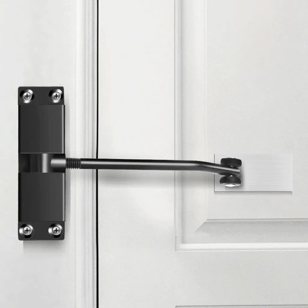 Stainless Steel Automatic Spring Door Closer Door Closing Device Can Adjust Home Door Closing Device Furniture Door Hardware