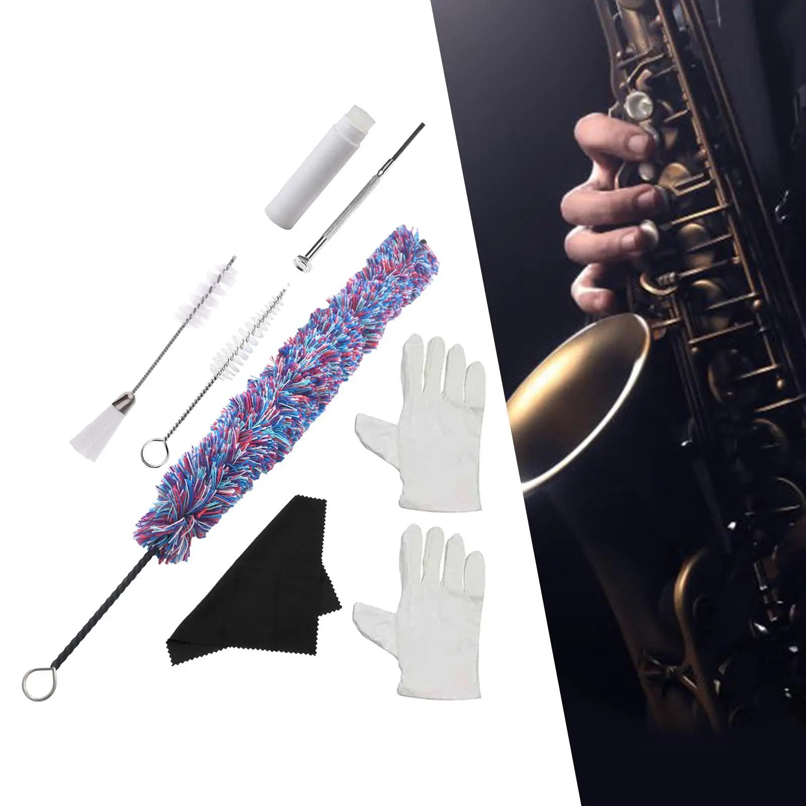 Saxophone Flute Cleaner Care Cleaning, Maintenance, Cork
