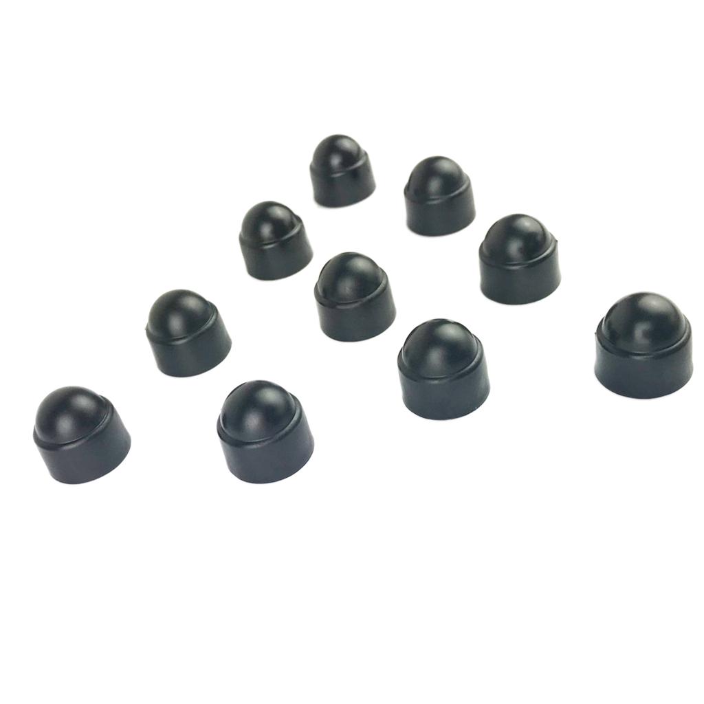 18MM Wheel Nut Covers Lug Nut Center Covers M8 Screw Cover Protector Black