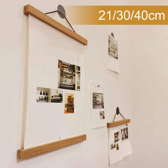 Cadre Photo Magnétique En Bois - Support D'affiche Modulable - Déco Murale Design - 11
