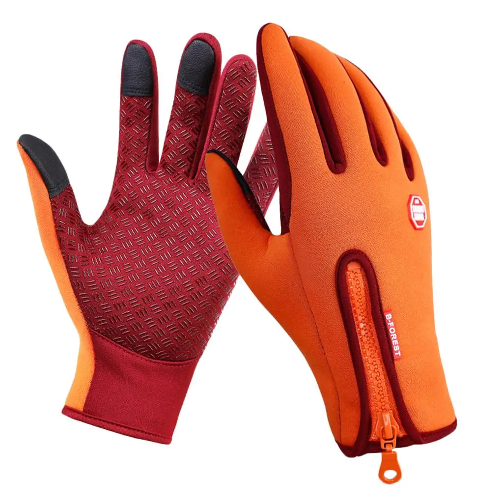 Thermal Cycling Gloves Full-Finger of Touch Screen Windproof Driving 
